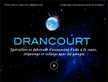 Tablet Screenshot of drancourt.fr